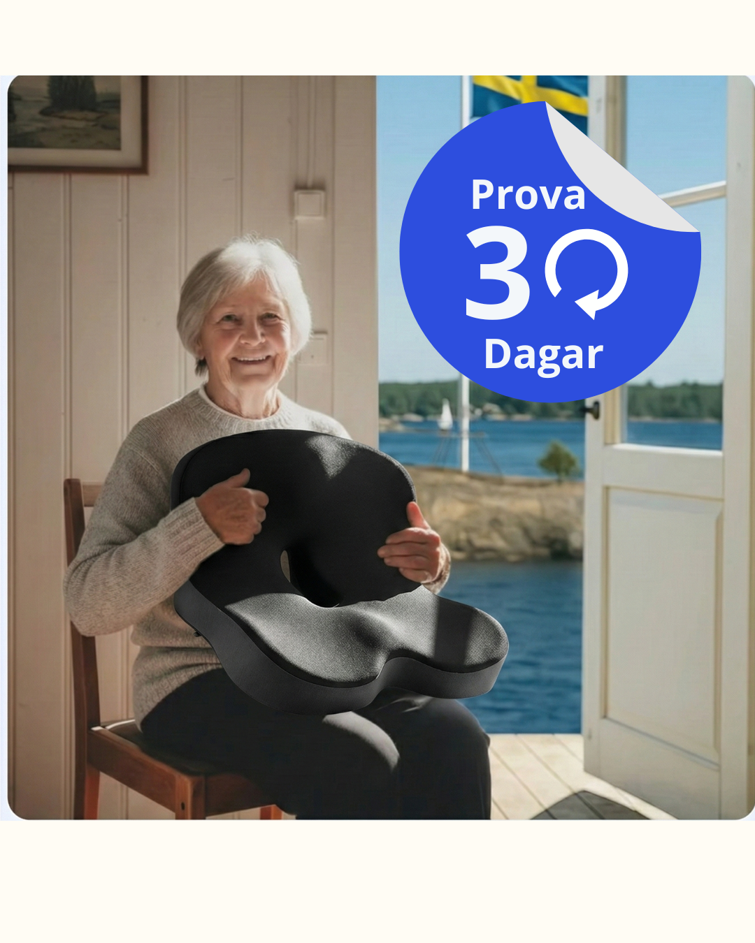 Comfortkudden- Lindra och sitt utan smärta